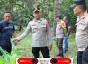 Kapolres Kotamobagu Berbagi Informasi Dengan Petani Jagung Desa Sia’