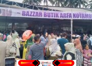 Launching Butik Arfa Di Bubak Diserbu Pengunjung