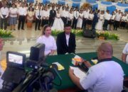 Wabup Bolmong Doni Lumenta Hadiri Acara Nikah Massal