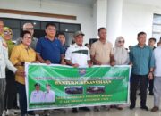 Bupati Bolmong Yusra Alhabsy Serahkan Bantuan Korban Banjir Bandang Di Boltim