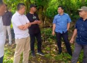 Pemkab Bolmong Tinjau Bak Penampungan Air PDAM Di Tobongon