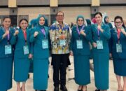 Ketua TP PKK Bolmong Ny.Kalsum Alhabsyi Hadiri HKG Ke-53 Dan Rakernas PKK Ke-10 Di Kaltim