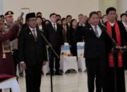 Gubernur YSK Lantik Tahlis Galang Pj Sekprov Sulut, Jemmy Kumendong Inspektur