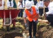 Tunaikan Janji Politik, Bupati Bolmong Yusra Alhabsyi Letakan Batu Pertama Pembangunan BLK