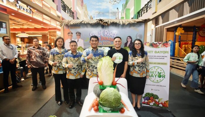 Gubernur Yulius Selvanus Tinjau Sulut Riset dan Inovasi Expo 2025 di Mantos