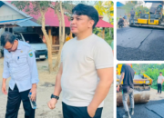 Sekian Lama Menunggu Jalan Desa Nonapan 1 Akhirnya di Aspal Hot mix, Legislator Golkar Ini Apresiasi Pemkab Bolmong