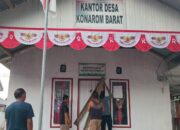 Warga Segel Kantor Desa Konarom Barat, Desak Copot Sangadi Terkait Dugaan Perselingkuhan