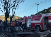 Damkar Kotamobagu Bantu Tangani Kebakaran di Bolmong