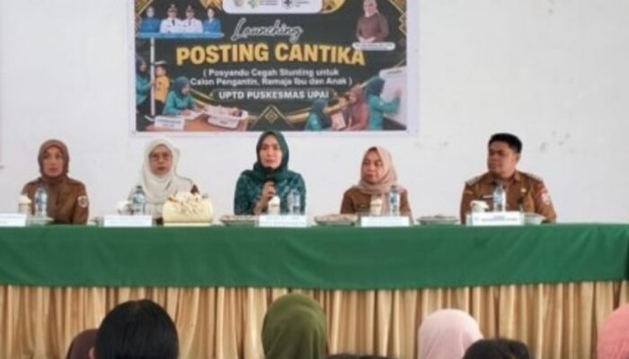 Tekan Angka Stunting, UPTD Puskesmas Upai Luncurkan Program ” Posting Cantika”
